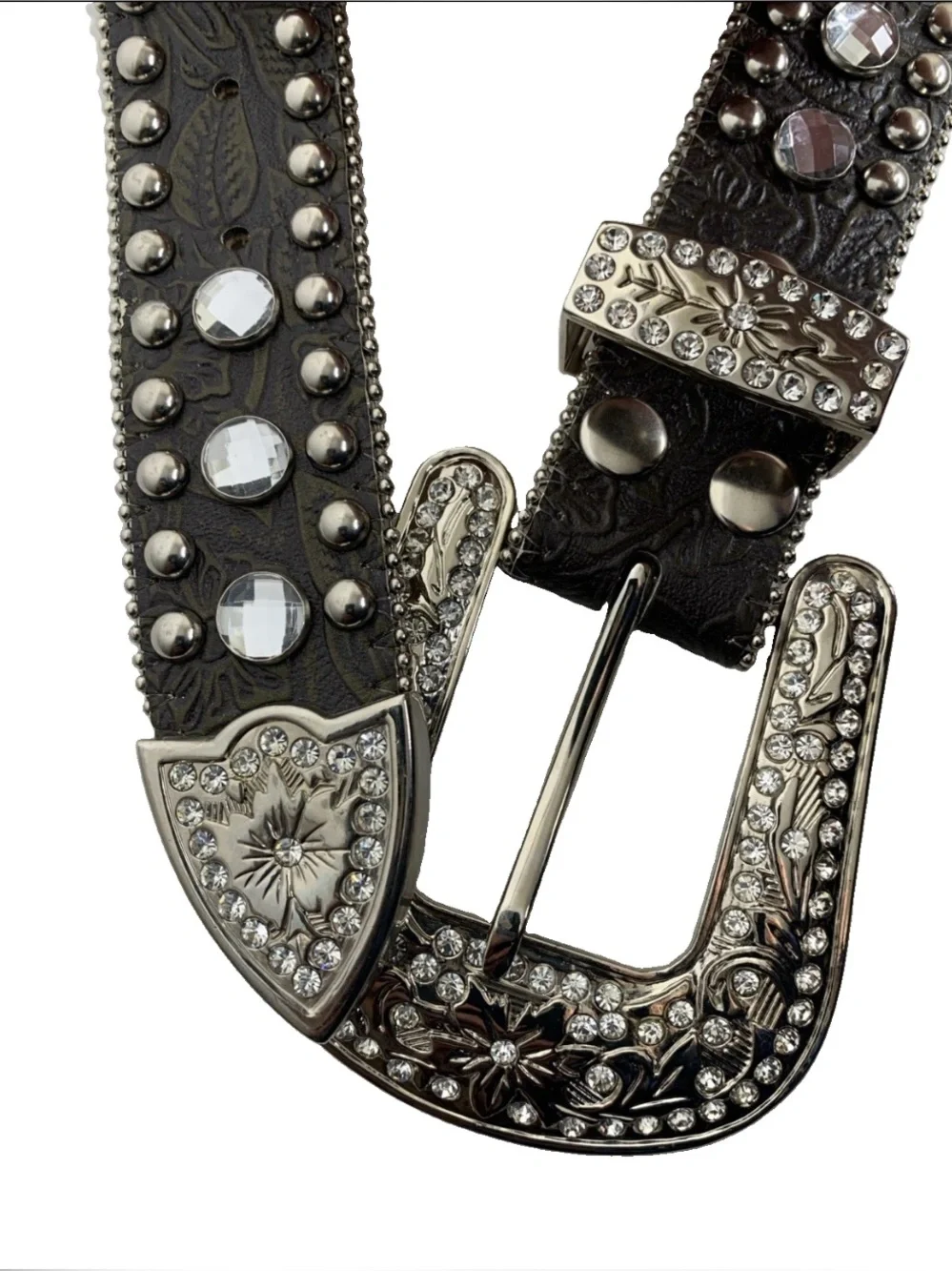 BLAZIN ROXX BELT Sz L 41” Concho Western Cowgirl Rockabilly Rodeo Festival